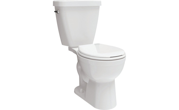 Delta Prelude White Round Bowl 1.28 GPF Toilet Kit