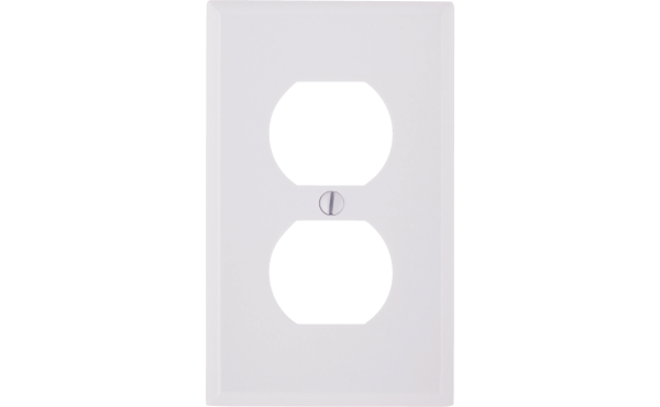 Leviton 1-Gang Smooth Plastic Outlet Wall Plate, Assorted Colors