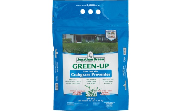 Jonathan Green Green-Up 22-0-3 Lawn Fertilizer With Crabgrass Preventer