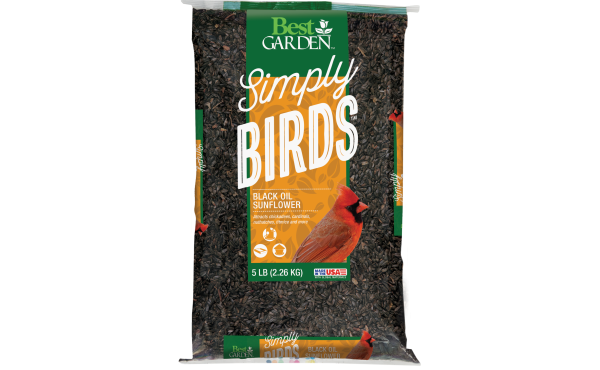 Best Garden 5 Lb. Black Oil Sunflower Wild Bird Seed